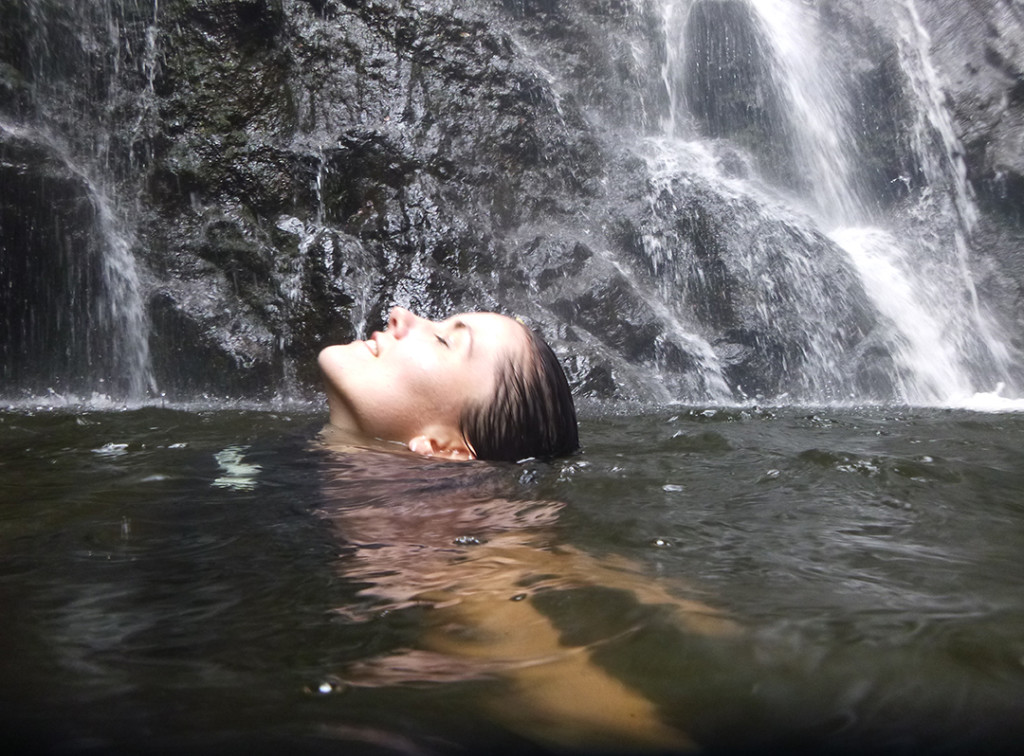 Ava's waterfall bliss