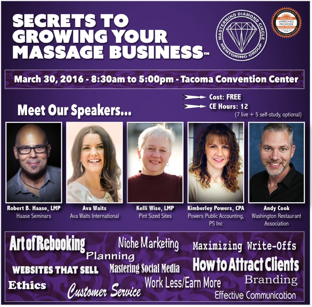 Massage Seminar 2016 poster